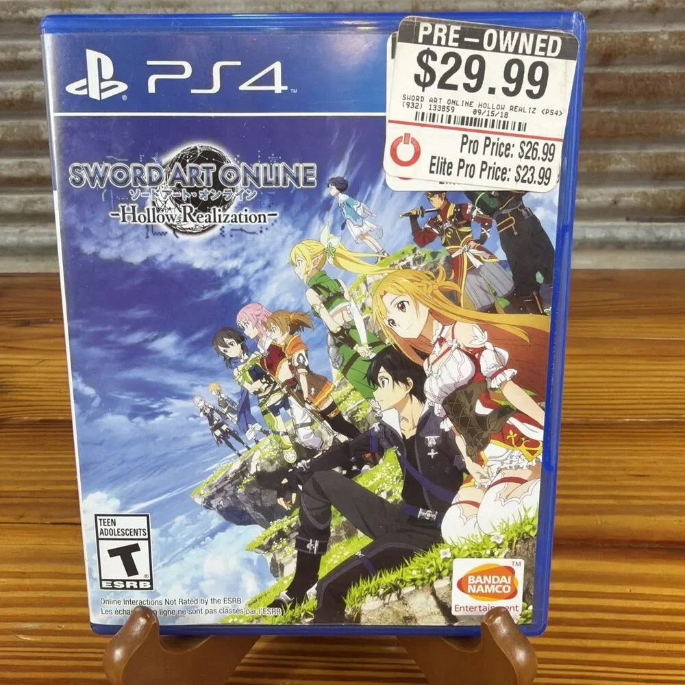 Sword Art Online: Hollow Realization Playstation 4 ps4 ps 4 MINTY!!